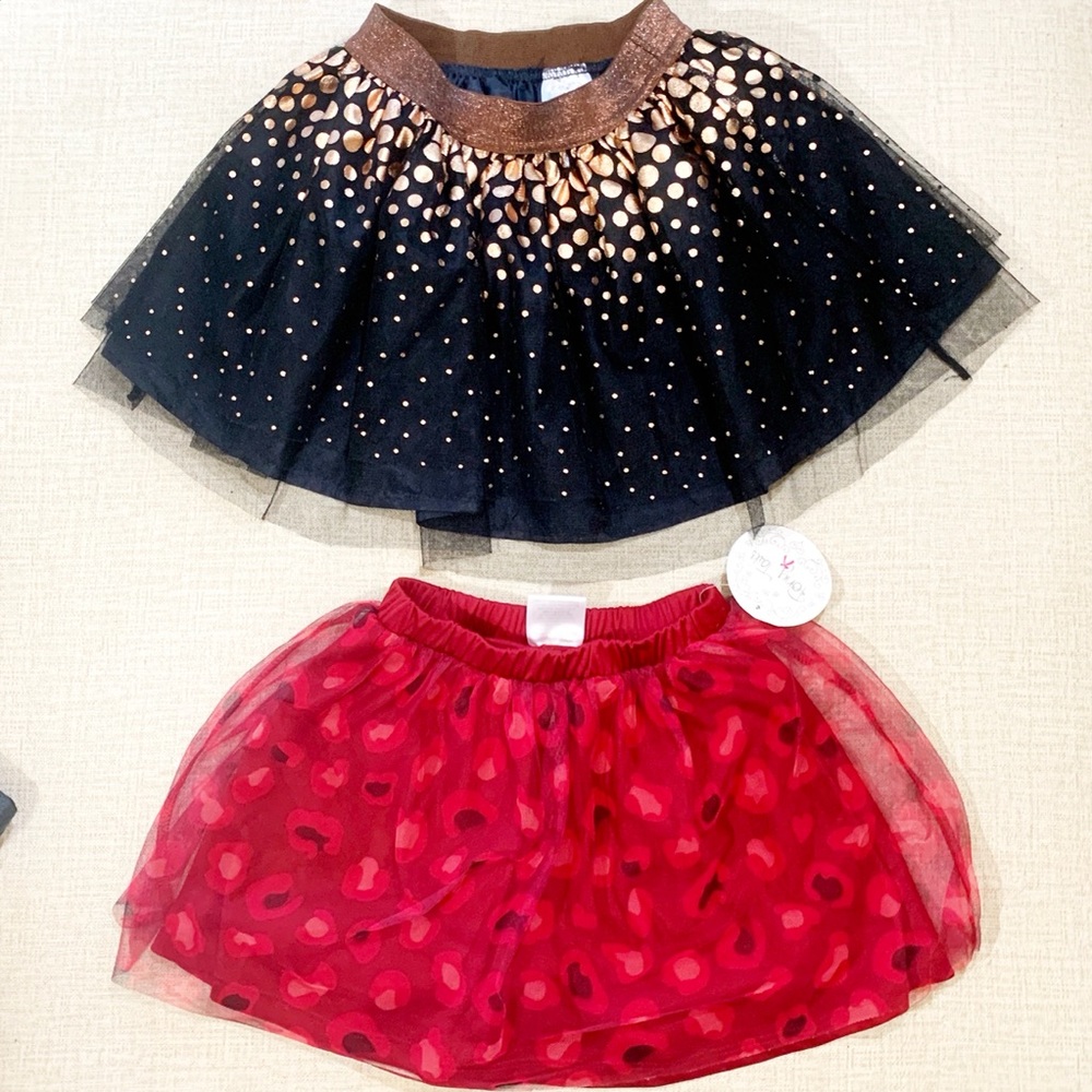 Set of 2 Pony Tails Tulle Skirts, Sz 5/6